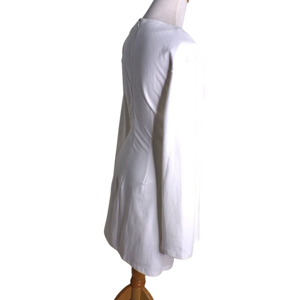 🆕ELLIATT La Fontelina Bell Sleeve Mini Dress Ivory Off White X-Small 2 - Picture 10 of 10
